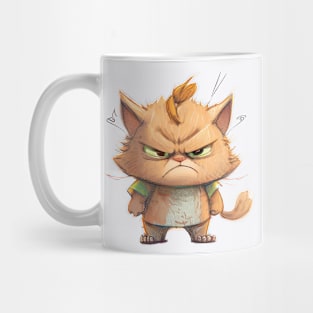 Cat Pet Cute Adorable Humorous Illustration Mug